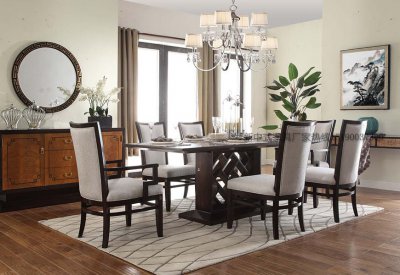新中式餐桌椅組合定做實木餐桌餐椅定做餐廳酒店餐桌椅